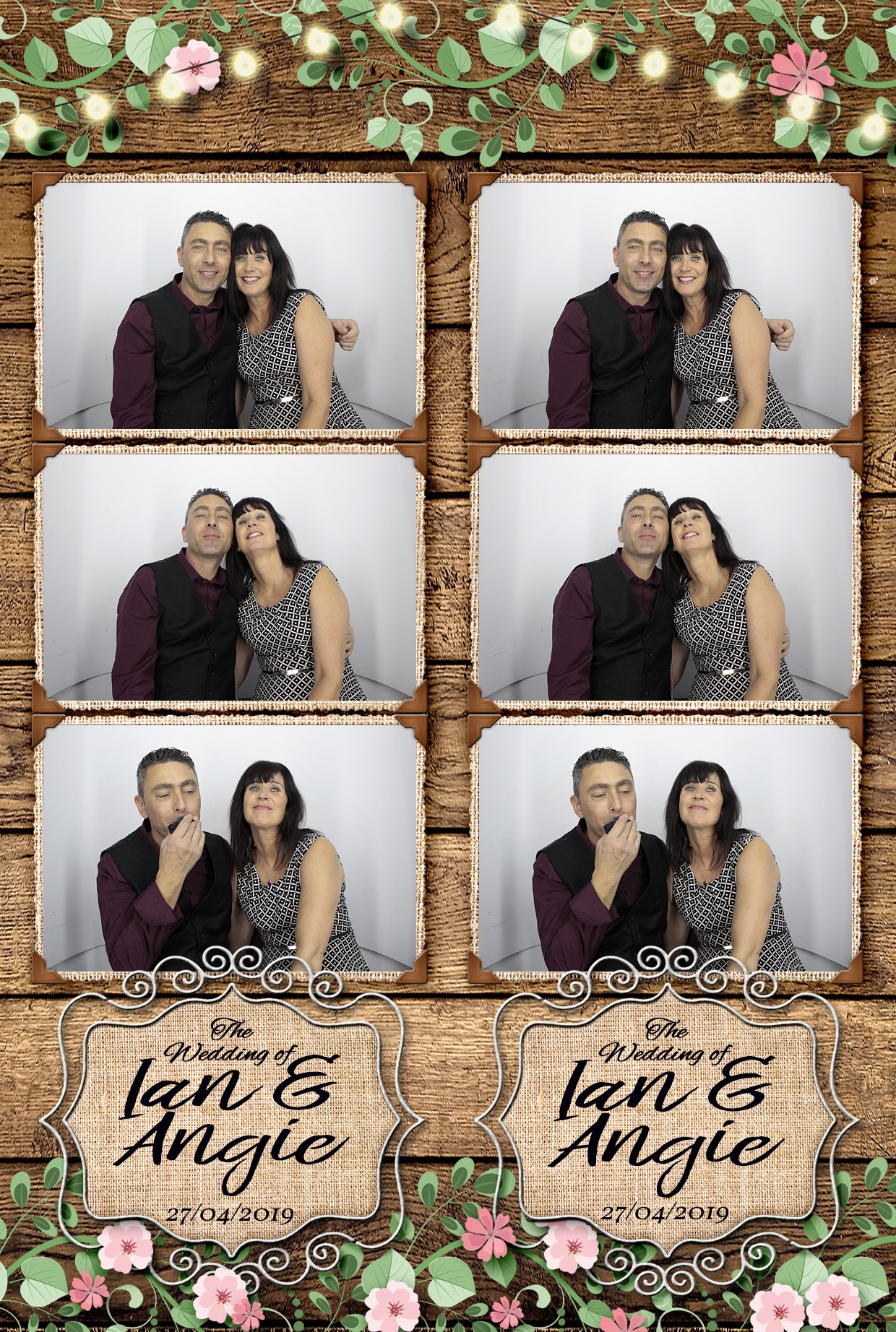 Ian & Angie’s wedding  | View more photos from the event at gallery.myphotoboothexperience.co.uk/u/MyPhotoBoothExperienceLtd/Ian-Angie’s-wedding